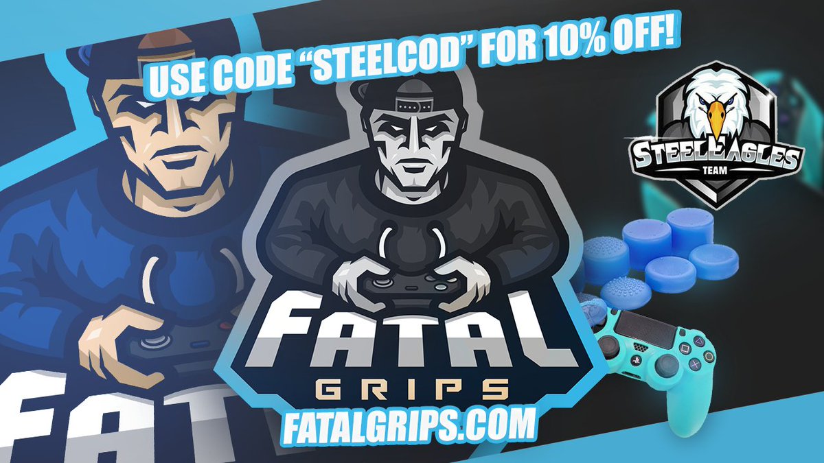 ⚠️ ATENCION!! #newsponsor 

DESDE EL DIA DE HOY <a href="/FatalGrips/">Fatal Grips</a>  SERÁ PATROCINADOR OFICIAL DE <a href="/SteelEaglesCoD/">SteelEagles™COD</a> 
- SE VENDRAN SORTEOS DENTRO DE POCO 😁
 
TIENEN UN 10% DE DESCUENTO!!!! 
CON EL CODIGO :  STEELCOD 
 
Webs unoite - fatalgrips.com