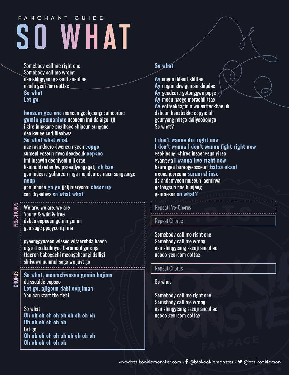 So What Fanchant #BTS  #방탄소년단  #Fanchant  #BTSFanchant  #So_What