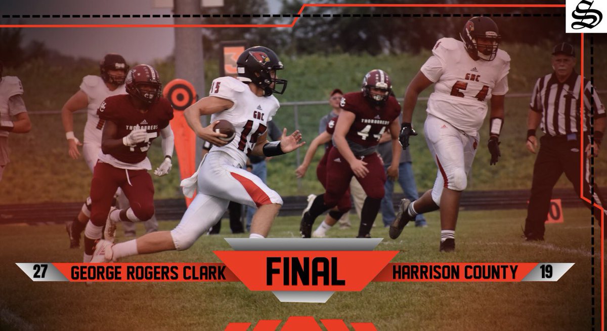 GRCStudentMedia's tweet photo. GRC wins!! The Cards take down the Thorobreds 27-19 to advance to 1-1 on the season! GRC is back in action next week against Dunbar in the home opener! #GoCards https://t.co/yot5rM7dPk