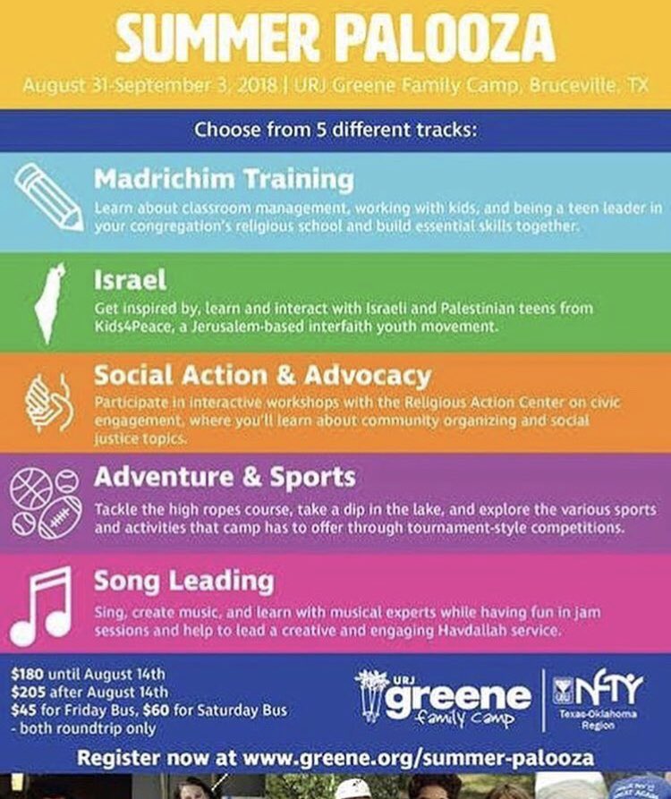 REGISTER FOR SUMMER PALOOZA BEFORE REGISTRATION CLOSES ON AUGUST 27TH!! CANT WAIT TO SEE YOU THERE!!