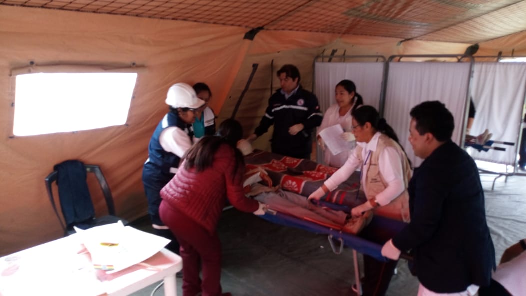 digerd_minsa's tweet photo. En horas de la tarde el Ministerio de Salud a través de la @digerd_minsa participó del #SimulacroMultipeligro2018 organizado por @indeciperu https://t.co/xOYBW8iCJY