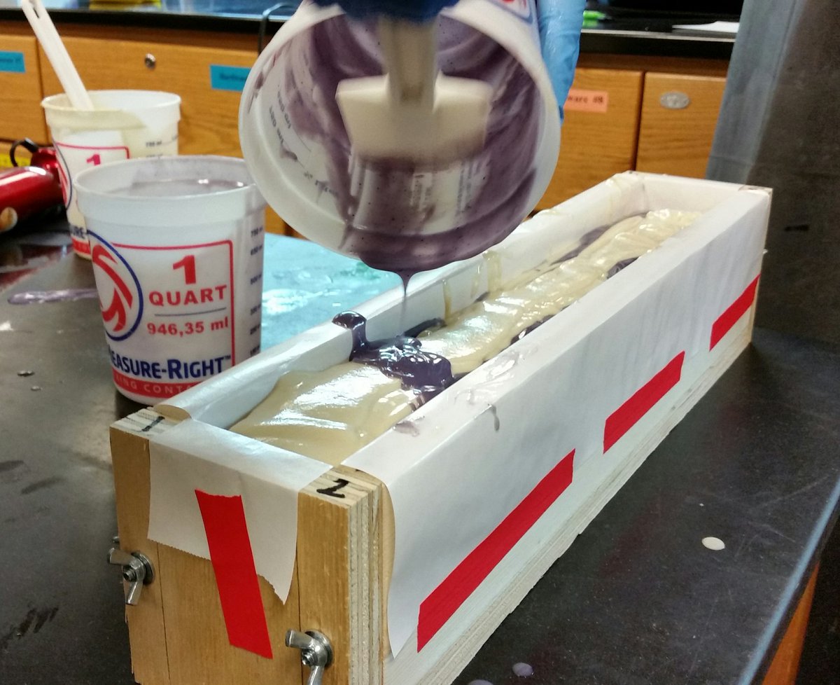 wnchem's tweet photo. First afterschool Soapmaking Party of this school year! Students made 10 batches of cold-processed soap in our new soap molds. Can't wait to see how each turned out. @WNChemGems #WNsoapProject https://t.co/ThZ1PFZ2Sd
