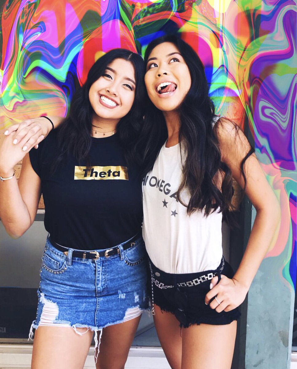 Friday in full effect, with a side of #PanLove 💕🌈⚡️ #AliAndAriel