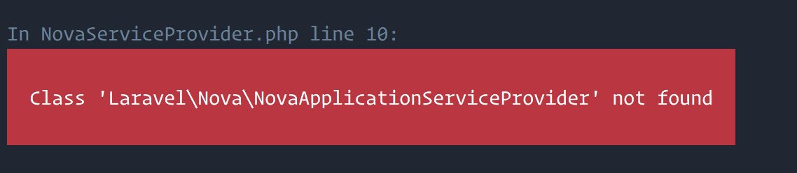 wilburpowery's tweet image. Been getting this Nova error all day! @laravelphp #LaravelNova 😪😔
