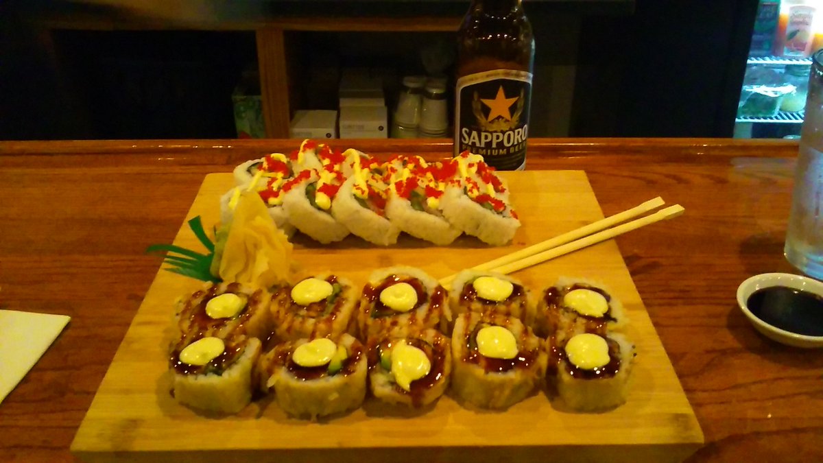 BrewCityMonk's tweet photo. Eating at the new #FishCheeks @ Wauwatosa. AWESOME 🍣, GOOD 🍺 🍷 https://t.co/EssCo1Ak7g