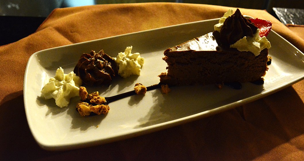 How about some dark chocolate cheesecake to finish your night? 
#chocolatecheesecake #restaurantquality #dessert #finefood #ColumbiaValleyBC #LiveColumbiaValley #kootenaylife #itstimetounwind #invermerebc #invermereonthelake #panoramamountainresort #travelcolumbiavalley