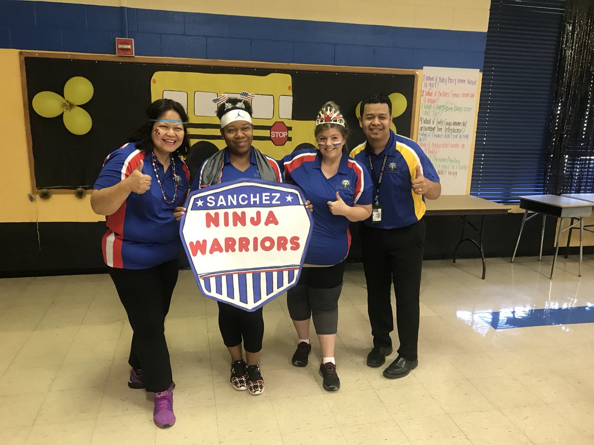 NLPerez3's tweet photo. Talk about creativity! 👏👏👏Thank you SPED department for sharing your data and goals in a “competitive” manner! At @SanchezES_HISD we are very lucky to have you on board empowering our scholars with the skills and knowledge needed for their future! #NinjaWarriors #CoolShield 🏅 https://t.co/bZD9crYwZ0