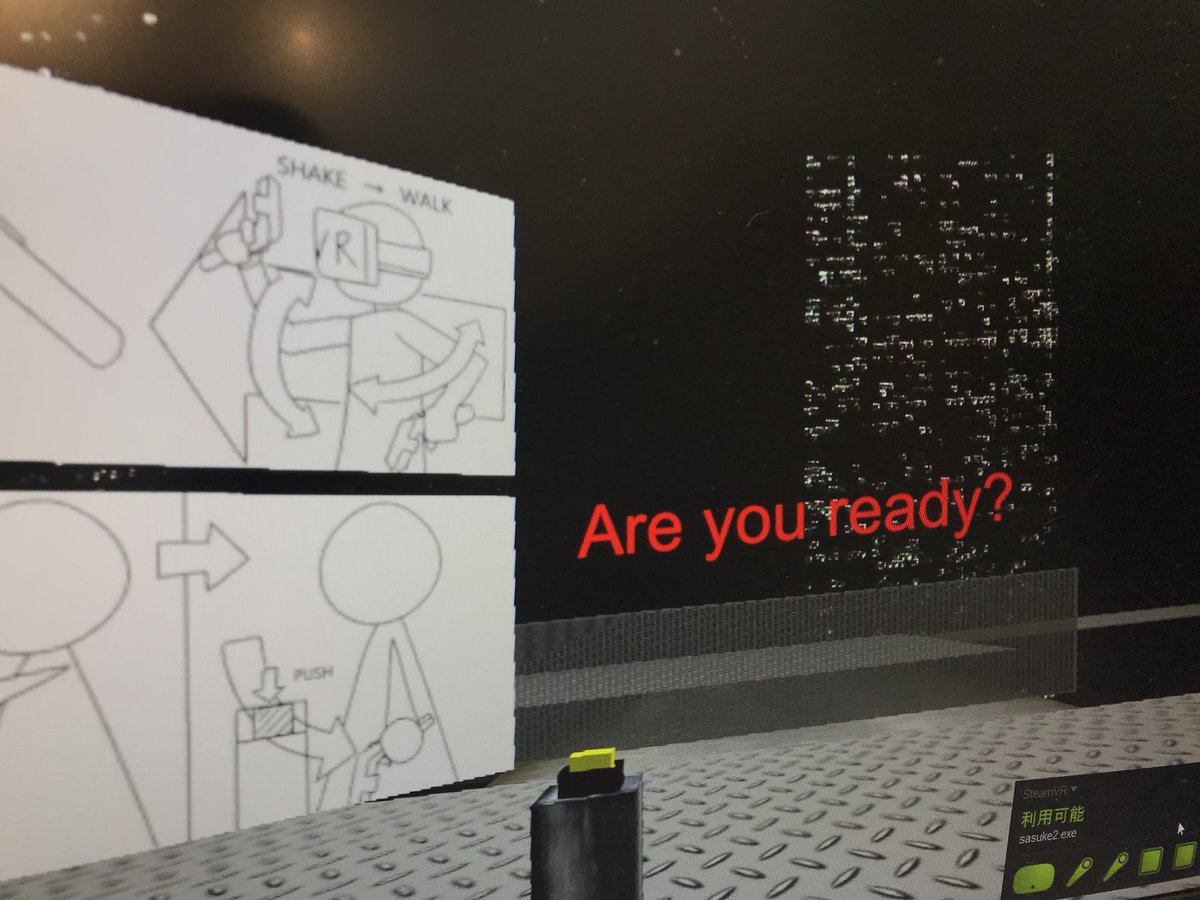 llminatoll's tweet photo. VRプロフェッショナルアカデミーの今学期卒業生の方が作った
・痩せるVR
・VR SASUKE
を体験してみた!おもしろーい!
#HelloVR
https://t.co/iLnlIit0Fs https://t.co/eGkTXdTJFA