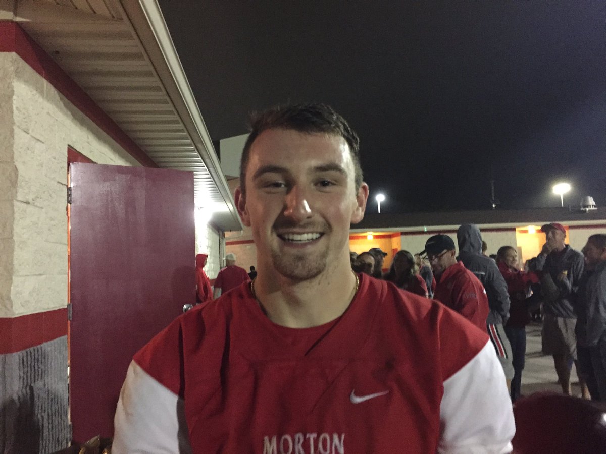 SpudPJS's tweet image. Morton 23, LaSalle-Peru 0
JOURNAL STAR PLAYER of GAME                                       ⁦@TheNolanDonald⁩, SR QB       113 rushing yds, 2 TDs; 29 passing yards.