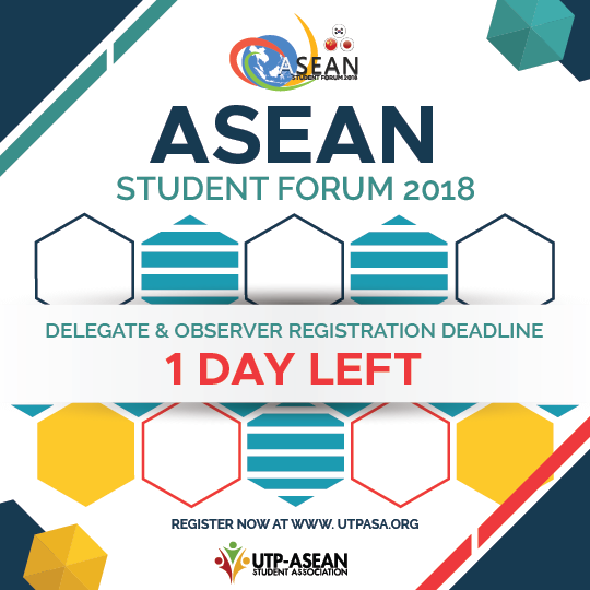 asautp's tweet photo. [1 day left for Registration]

Delegate Registration Link
https://t.co/bU4rAEVlCG

Observer Registration Link
https://t.co/TQOeEzKpV3

Registration Deadline
‼26 August 2018‼

For more details follow us @asautp or visit our website at https://t.co/ZnhKUQQw8x

#ASF18 #ASF18onXon https://t.co/rUwmengiOv