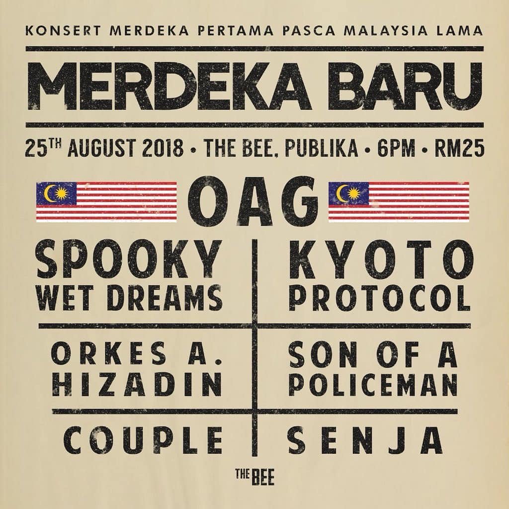 monsterious's tweet photo. IT'S TODAY! @OrkesAHizadin are among the earliest band so be there early! 

#MerdekaBaru #MerdekaBaru #MerdekaBaru https://t.co/NcKrU7m5b6
