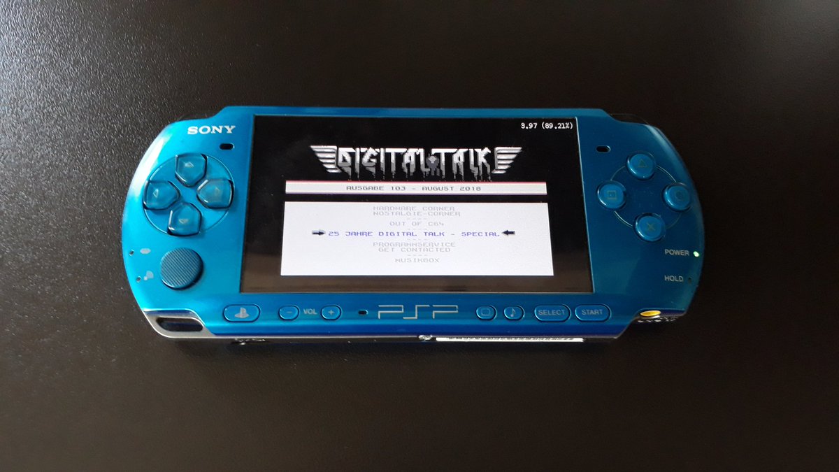 Logiker464's tweet image. Die neue Ausgabe der Digital Talk 103 erscheint in Kürze! Auf einer PSP kann man sie auch unterwegs genießen. @digitaltalk64