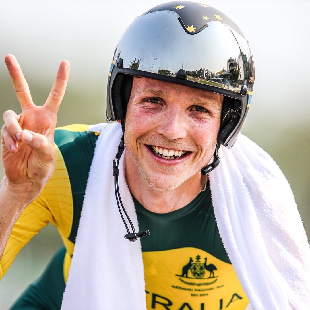 Weeew today marks two years until Tokyo! Definitely hoping to do a little more of this ✌🏼 and a little less of that! 👉🏼 though I’m thinking of transferring across to triathlon with that running form 🏃🏻‍♂️#2YearsTilTokyo <a href="/AUSParalympics/">AUS Paralympic Team</a>