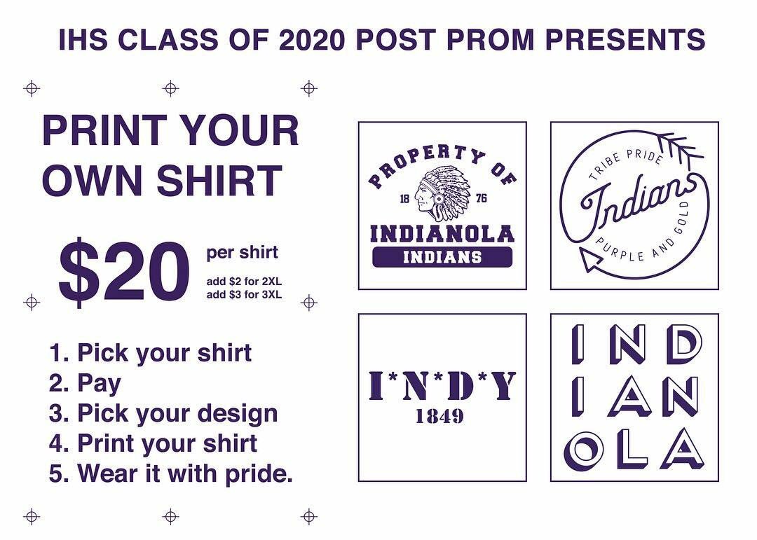 IHS_2020's tweet photo. Come support Class of 2020 Post Prom tomorrow!!!! https://t.co/3LUjNriNo7