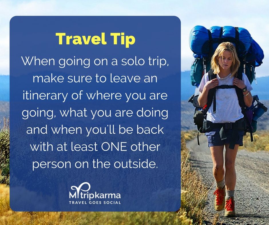 #TravelTip #SoloTravel