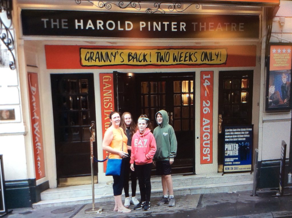 supernan14's tweet photo. @davidwalliams good morning David, we saw Gangsta Granny last night, fabulous fun. Sad we missed you tho’. I’d read it to my granddaughter few years back so it was special to see the show with her. Wanted to buy autographed copy but no signed GG left ☹️ https://t.co/LrWaS8Cf6T