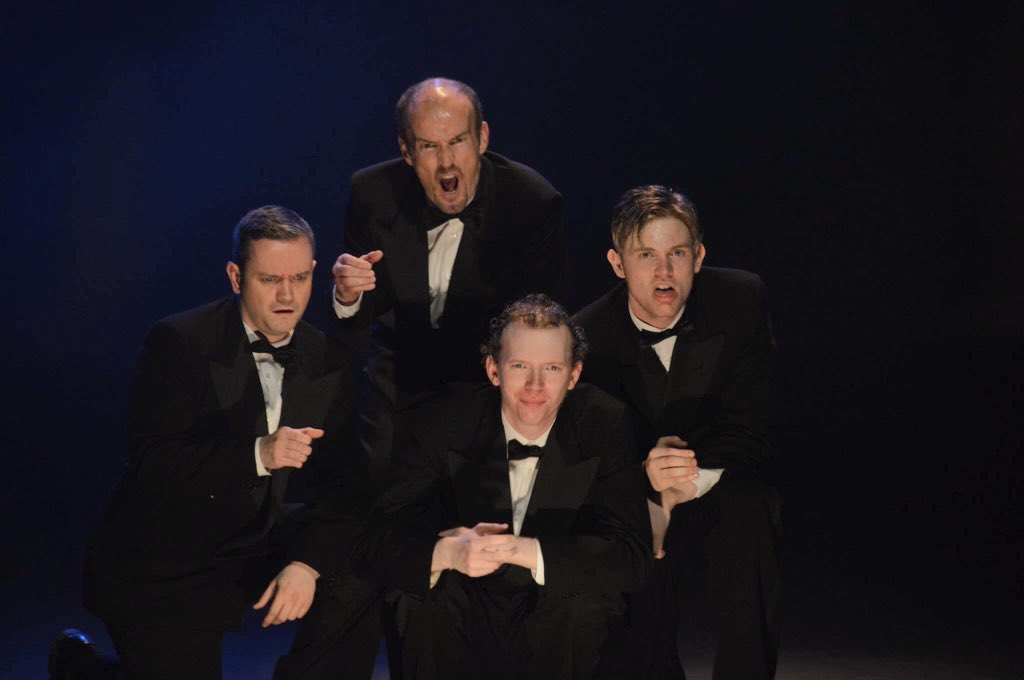 EKRepTheatre's tweet photo. The bouncers can't believe that the final performance of the hilarious #Bouncers (Remix) is tonight!

🎭 #EastKilbride Village Theatre, 7.30pm.

🎟Get your tickets from https://t.co/P7iCB5Ibqb 

#BouncersRemix #JohnGodber #EastKilbrideRepTheatreClub #EKRep #Theatre https://t.co/jq0XhvDwMU
