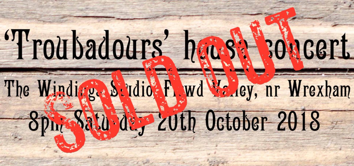 jsillsmusic's tweet photo. Wow! The Troubadours house concert at the Windings Studio is now fully booked, after sending the invites to my mailing list less than 48 hours ago! If you didn’t get the email, you can always join my mailing list at https://t.co/Wg9TpQoeE9 for updates on my musical projects. https://t.co/piDjlpclhM