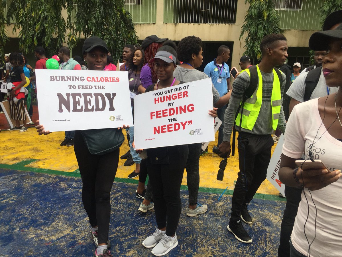 Ms_Badru's tweet image. #LFBI Walkathon...😊 @lagosfoodbank