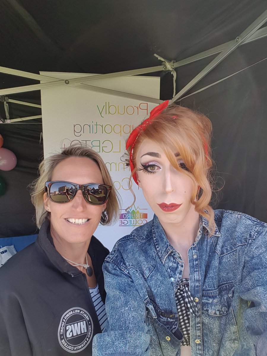 EmmaAdams10's tweet photo. All set for a great day at Pride @Truro_Penwith #loveislove https://t.co/xdo9IL7ykf