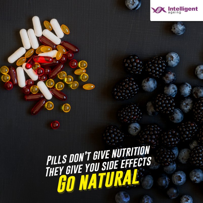 InteliAgeing's tweet photo. Not all pills have side effects, but why take the risk?
We believe that lifestyle diseases can be treated by addressing their root cause and maintaining a balanced #diet.
Consult our #nutrition experts: +91-9958-630-630.
#ReverseToReserve #NourishingHealthFlourishingBeauty https://t.co/jrEvh4dS8C