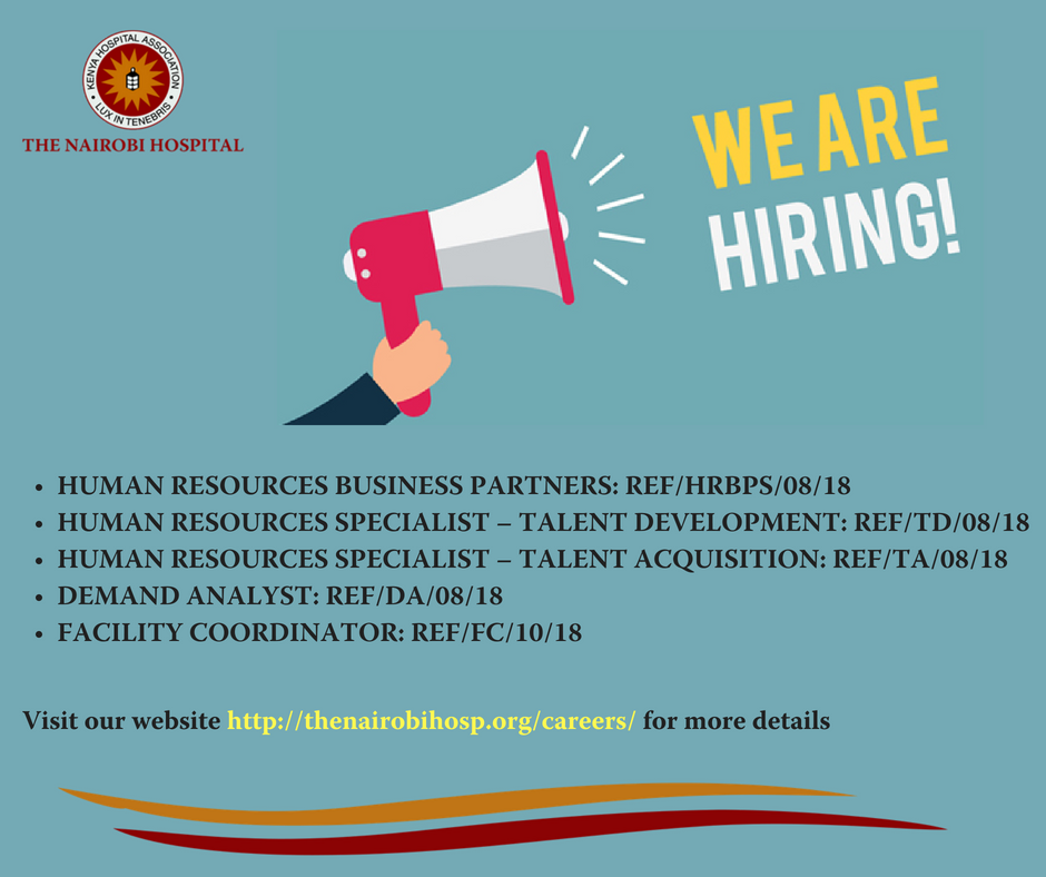 Opportunity Alert Nairobi Hospital Hiring Youth Village Kenya