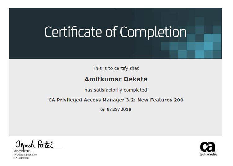 AMIT47007's tweet photo. #CAtechnology #InformationSecurity #goalachieved #ITSecurity #Certification #PAM #CyberSecurity #Training #certified #cyberattack #cybersafety #PIM #Achievement #conquered #identitymanagement https://t.co/uKy44afYWY