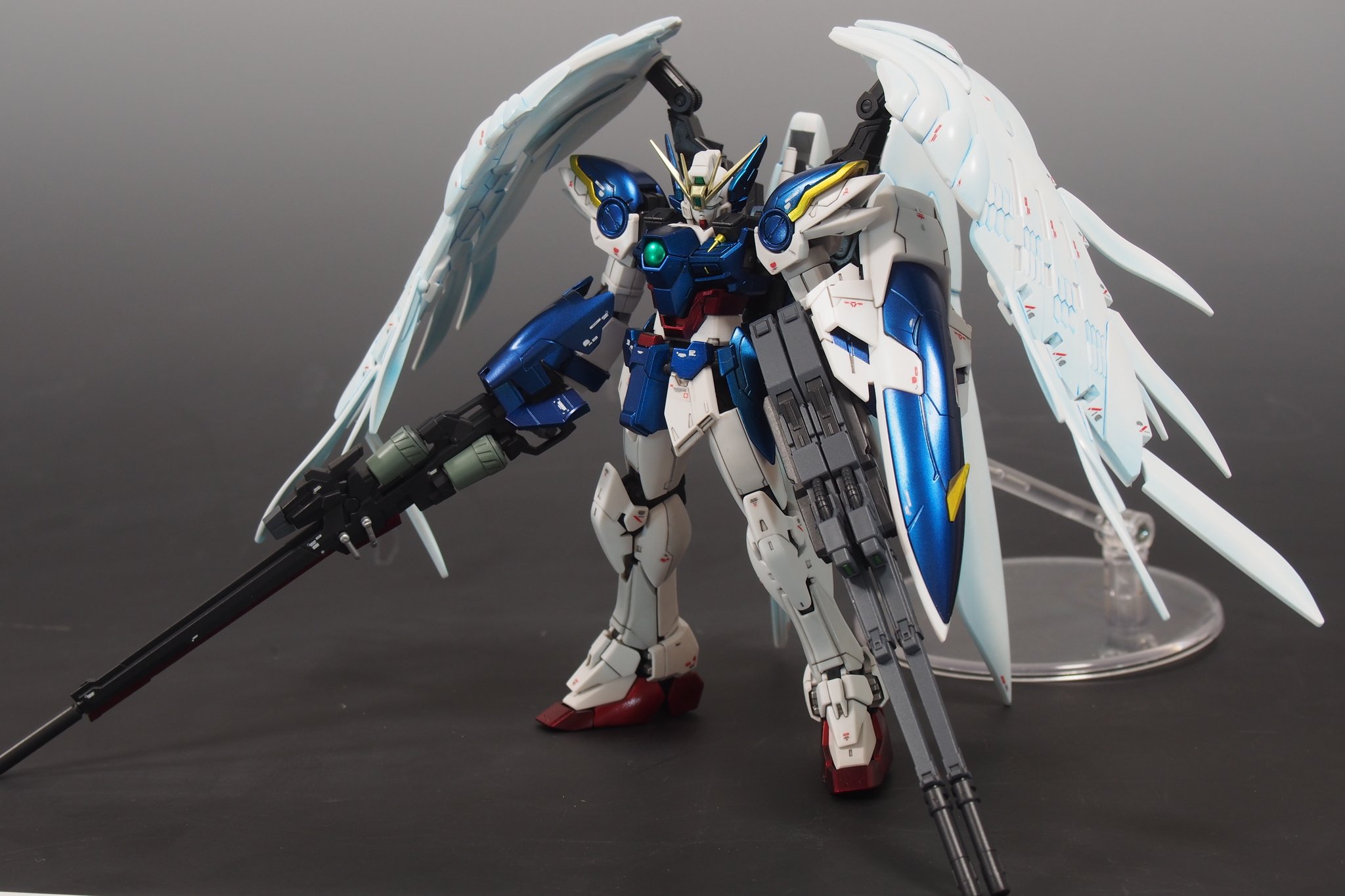 しろとーる Rg ウイングガンダムゼロew メタリック パール塗装仕上げ メタルビルドをイメージし ネオバードモードを再現可能にしました ガンダム ガンプラ Rg ウイングガンダムゼロ ゼロカス T Co Bak4drlh22 Twitter