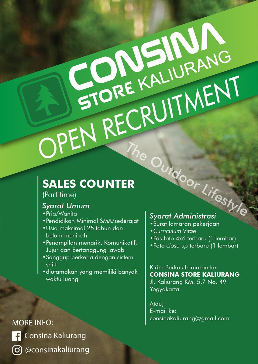 #lowkerjogja #lowongankerjajogja #infolowkerjogja #lowkerparttimejogja #parttimejogja #infoparttimejogja #parttimejob #parttimeconsina #lowkerconsina