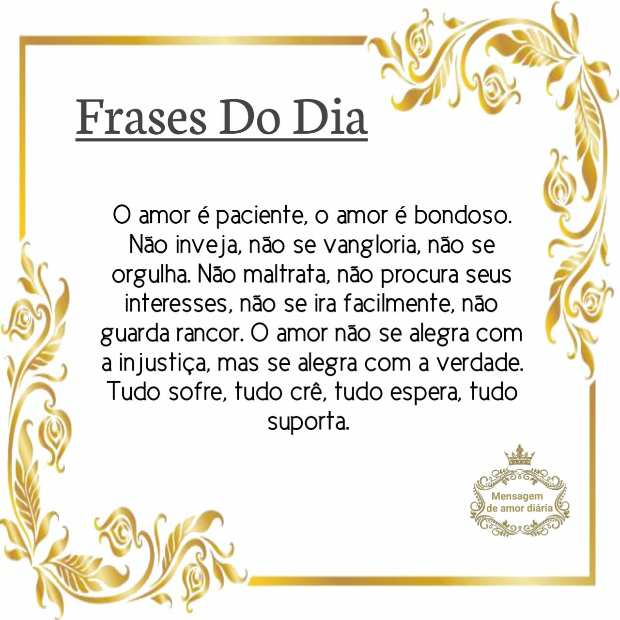 Mensagem De Amor Diária on Twitter: Mensagem De Amor Diária on Twitter: