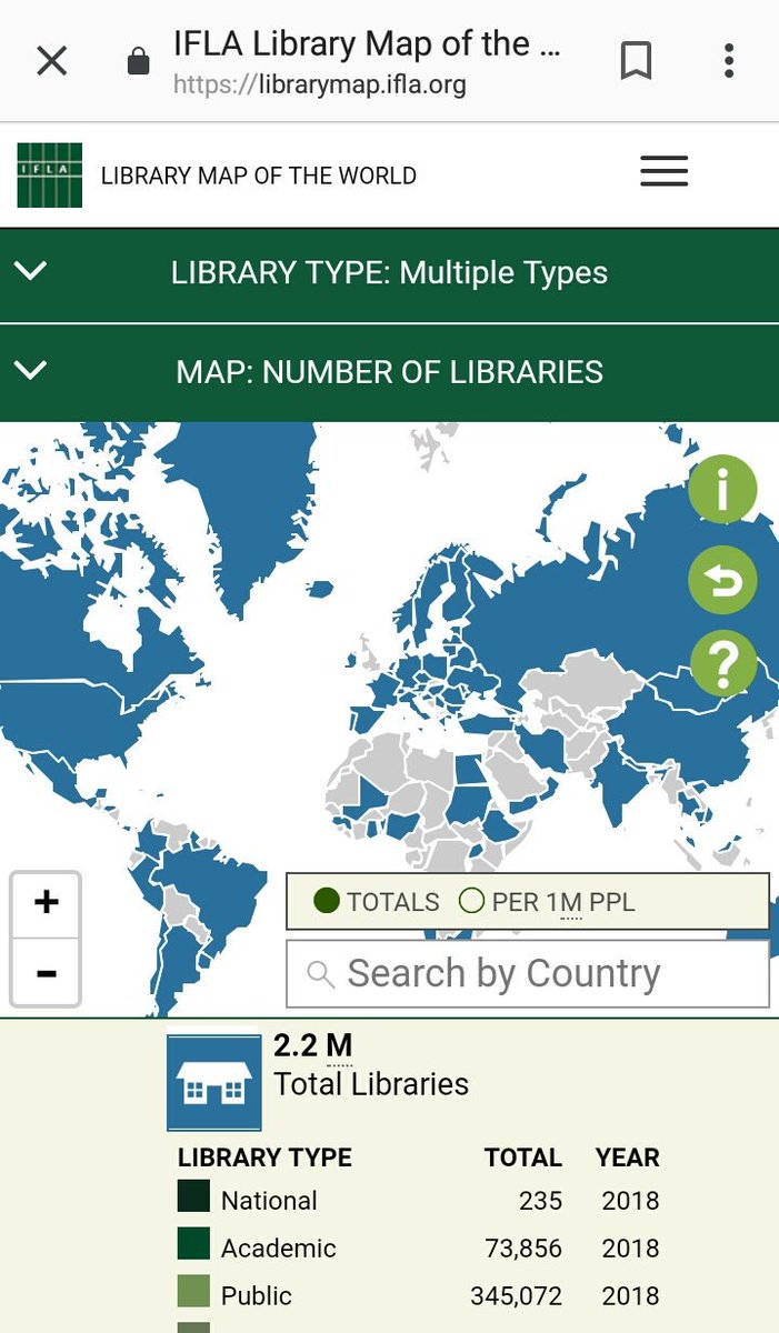 airayaya's tweet image. Learn more about IFLA Library Map of the World project at librarymap.ifla.org/about and follow @IFLA_LibraryMap to stay tuned with the latest news.

#WLIC2018 #WorldLibraryMap