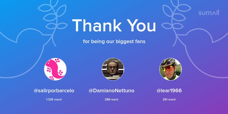 visitareBCN's tweet photo. Our biggest fans this week: @salirporbarcelo, @DamianoNettuno, @lear1966. Thank you! via https://t.co/yxeR2gPGgh https://t.co/CRp6F7tbYi