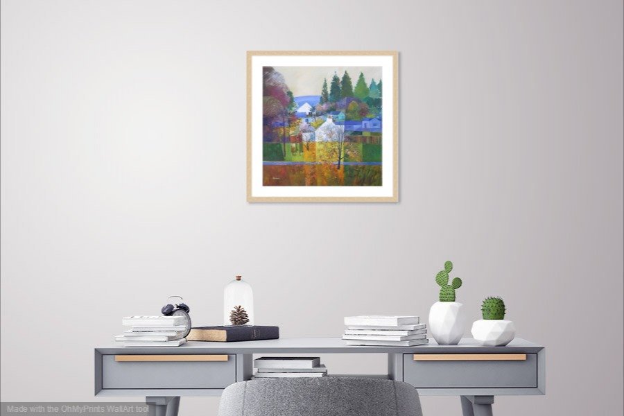 DavyBrownArtist's tweet photo. Excited to share the first print on Davy's #etsy shop: Houses in the Forest https://t.co/qOIU0KZr4D #art #print #giclee #prints #gicleeprint #scottishart #davybrown #scotland #landscape https://t.co/zmjDMjgven