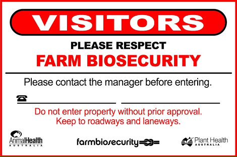 Help protect your farm and Tasmania's brand with good on-farm biosecurity practice. Did you know that you can order your corflute Farm Biosecurity Sign from @AHA_au . bit.ly/2wfods9 for more.