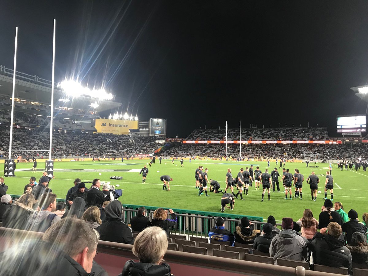 It’s not all work and no play #AllBlacks #bledisloecup2018