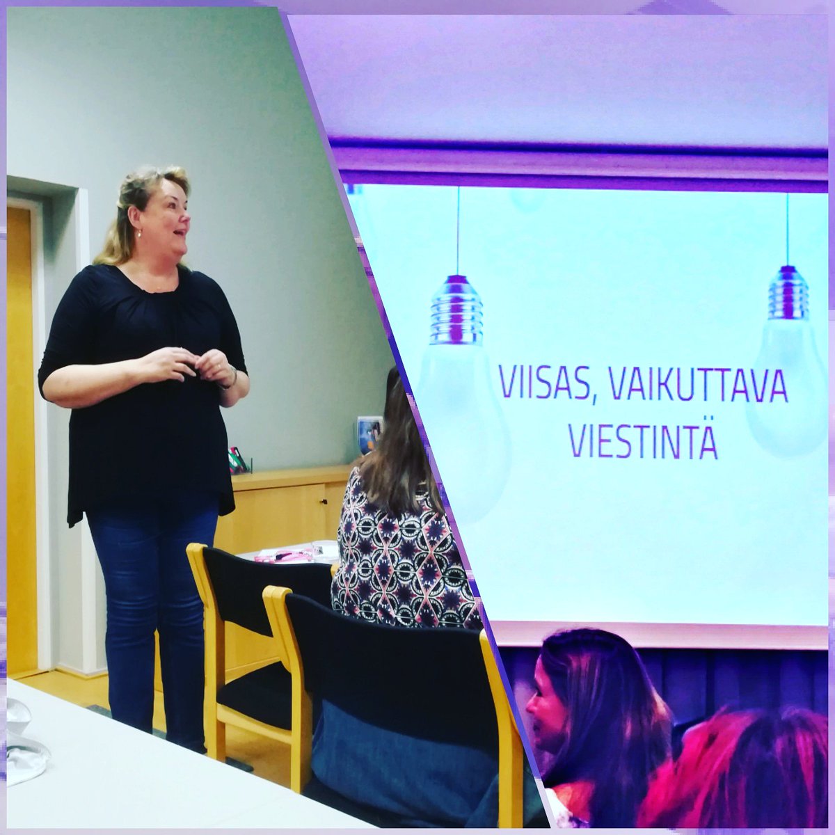 notinuselonger's tweet photo. Riitta avaa päivän koulutuksen.
#Fiskars #Finland #Finnland here we come! #OnTheRoad #Travel #TreSProkouluttaa #TreSPro https://t.co/zasZfWsSlk
