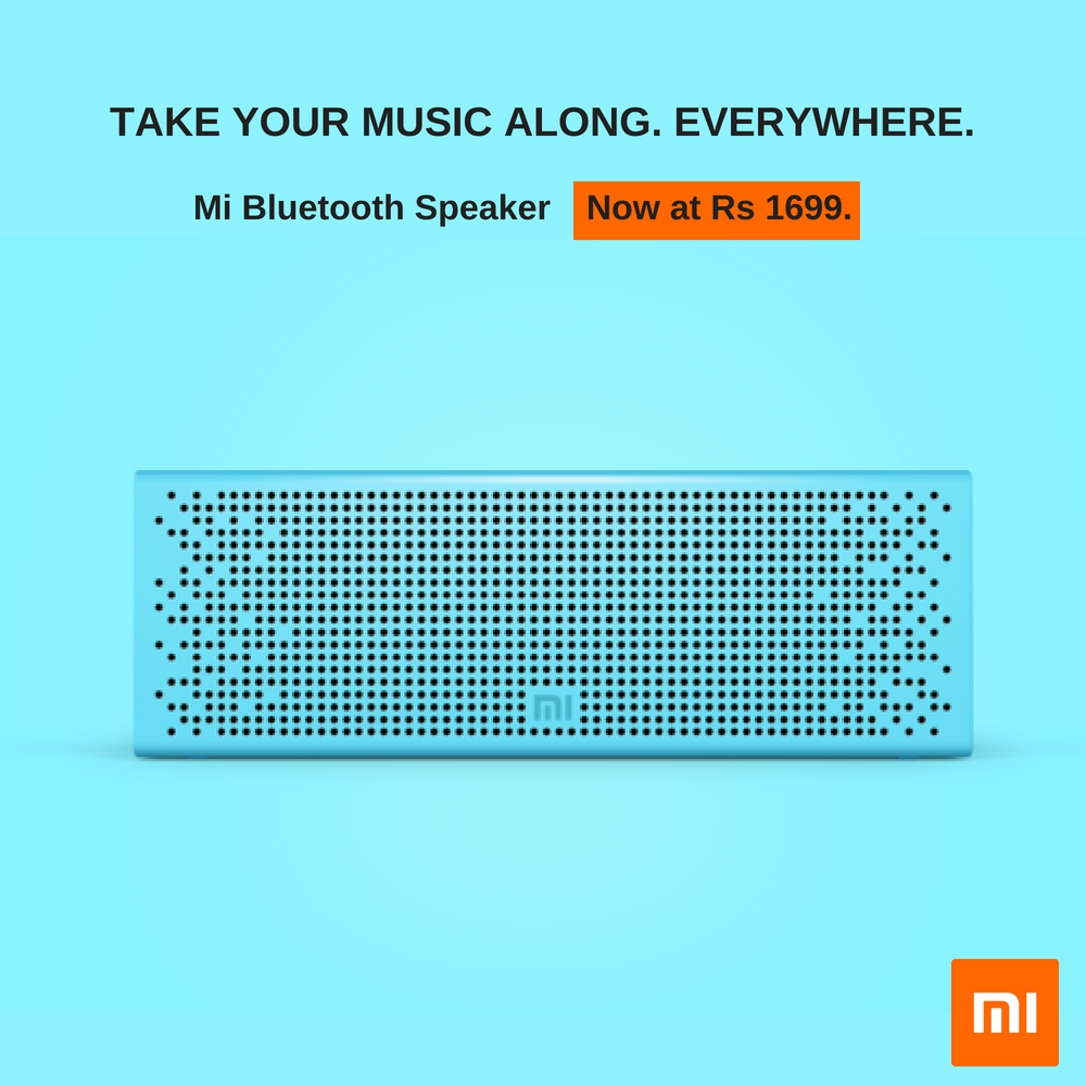 BuyForMeIndia's tweet photo. Enjoy uninterrupted high definition sound for as long as 10 hours on Mi Bluetooth Speaker.
Get yours now: https://t.co/XYr5uTEj07 https://t.co/uJk1GdXUih