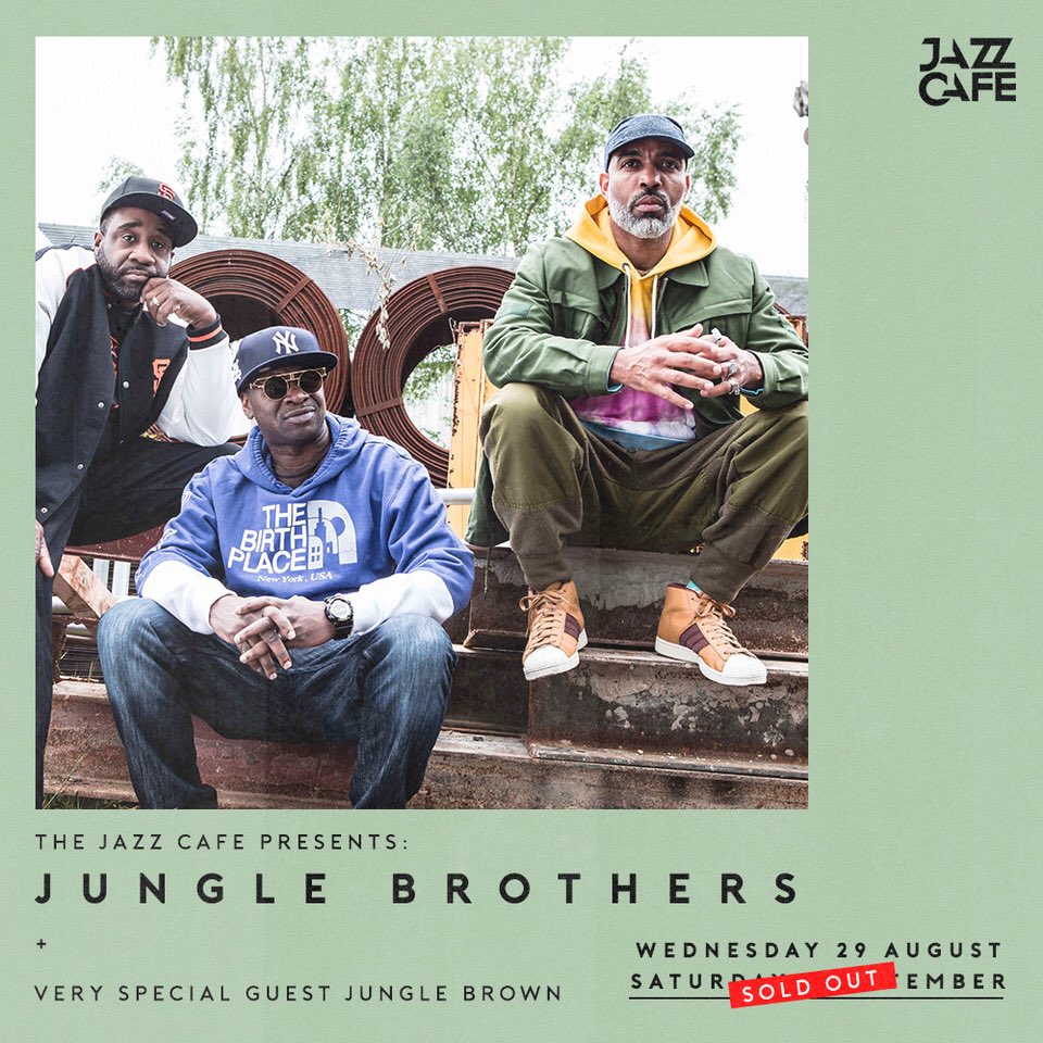 BamJungle's tweet image. Looking forward to 30th Anniversary Tour ⁦⁦@TheJazzCafe⁩ Cafe!!!! GimmeThat!!!! ⁦@JungleBros4Life⁩ ⁦@Get_Involvedltd⁩ ⁦@junglebrownuk⁩ #KEEPITJUNGLE