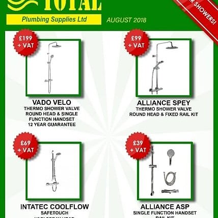 totalplumbinguk's tweet photo. 🚨 1 WEEK TO GO 🚨
Our August Promotion runs out next Friday, Lots of great offers involving @VADO_uk @intate and Alliance products!
Pop into any of our branches and have a chat with one of our staff 😀
#AugustPromotion https://t.co/f09SkXEUCb
