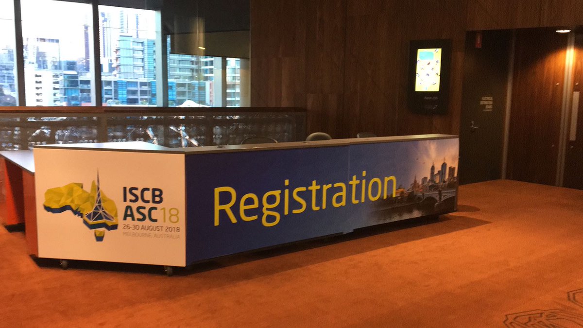 iscbasc2018's tweet photo. The team has been busy setting up at the convention centre today. We are ready for #ISCBASC! https://t.co/5Nat16KkWI