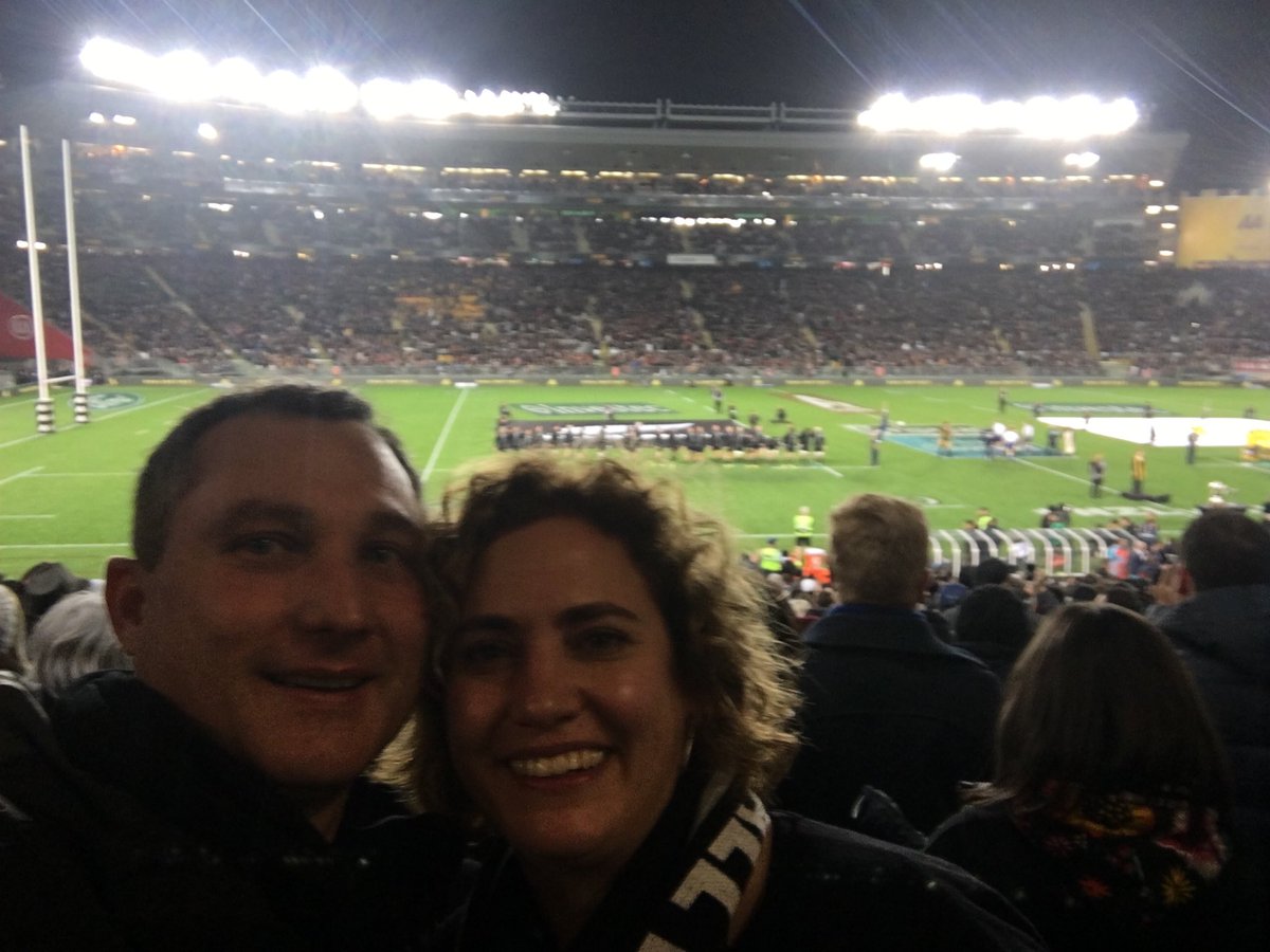 perfect night for a good game! Go The All Blacks!!