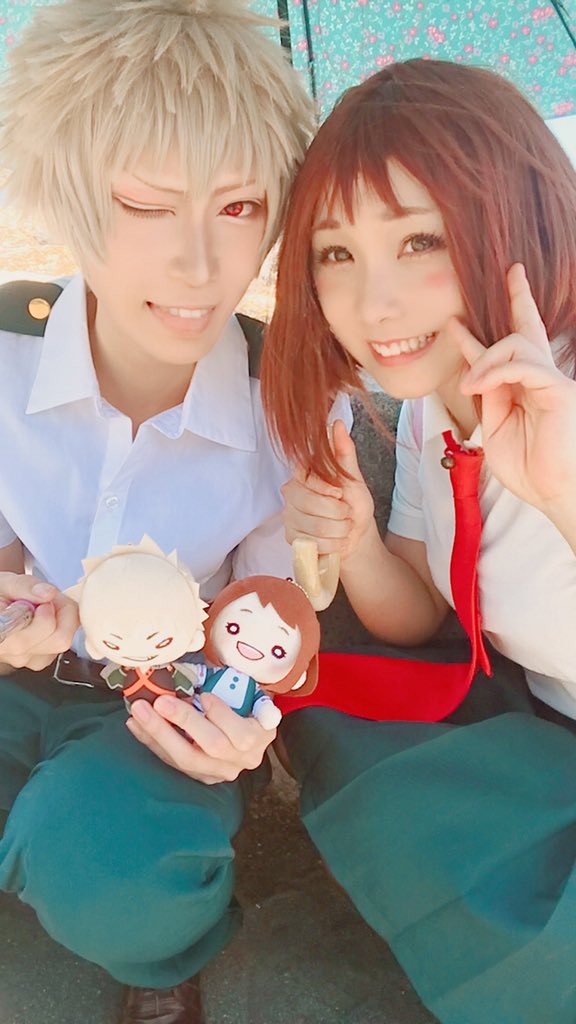 potetyuuu's tweet photo. 夏SUMMER*.＼('ω')／.*

皆でヒロアカわーいしてきた*.＼('ω')／.*
とりあえず爆豪速報ー*.＼('ω')／.*
大好きな勝茶も🧡🧡🧡��

髪切りすぎた💥💥💥 https://t.co/YeljVk66Dr