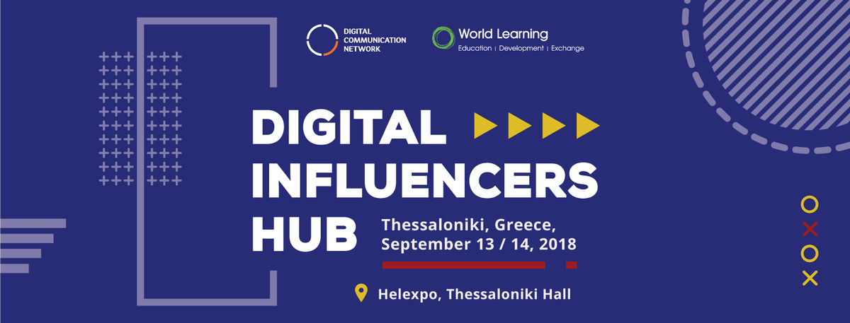 DCNGlobalNet's tweet photo. 🔝 event coming to Thessaloniki in September
✅ #influencers #InfluencerMarketing #storytelling 
🚀 great speakers from Europe &amp; beyond
✨ register now &amp; meet us in Greece
🔗https://t.co/Lv35G9cBbT
Powered by @DigiComNet_Org &amp; @WorldLearning https://t.co/BrSuVxFV7s