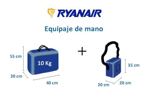 Sanz en Twitter: "#Ryanair anuncia que comenzará a cobrar por la maleta de mano desde el mes noviembre. El pasajero pagará por el segundo de hasta 10 que