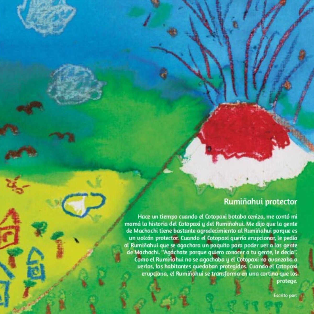 Coming to #COV10 ? We'll have the fruits of our first community project with us! 'Written in Stone' Stories by kids for kids from #Cotopaxi