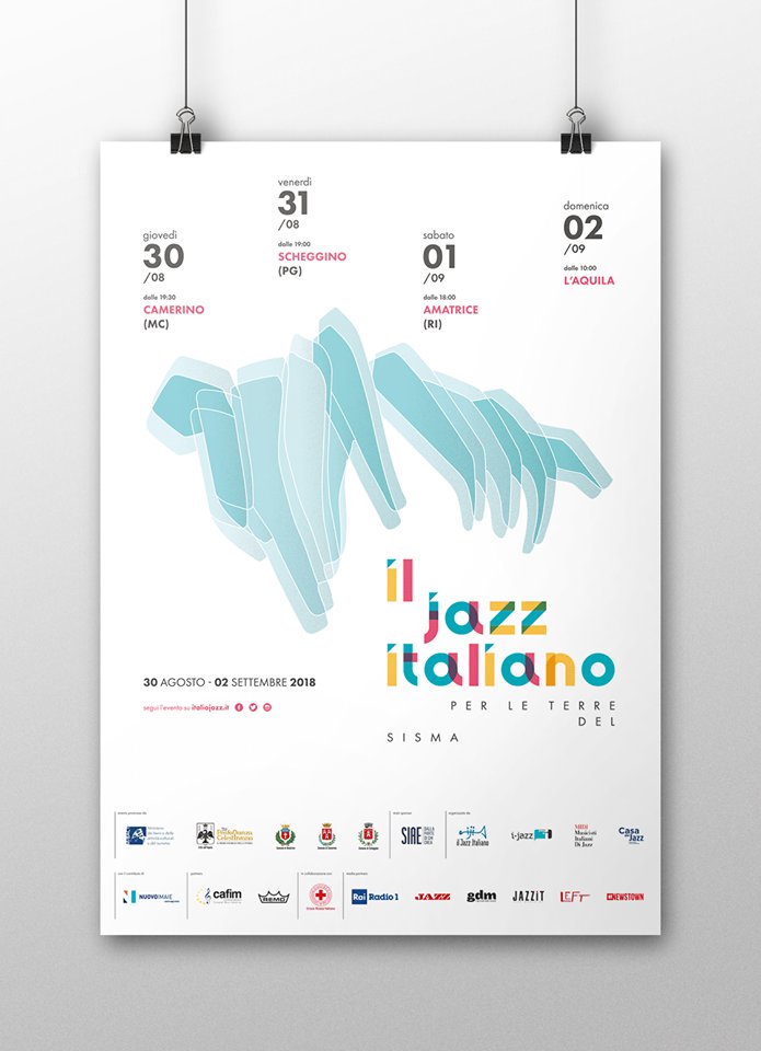 Il Jazz Italiano per le Terre del Sisma è la manifestazione che porta tutto il jazz nazionale a mobilitarsi per i territori del centro Italia colpiti dal sisma. 4 gg di grande musica che tracceranno un ponte ideale, un filo indissolubile di bellezza e arte nel cuore dell’Italia.
