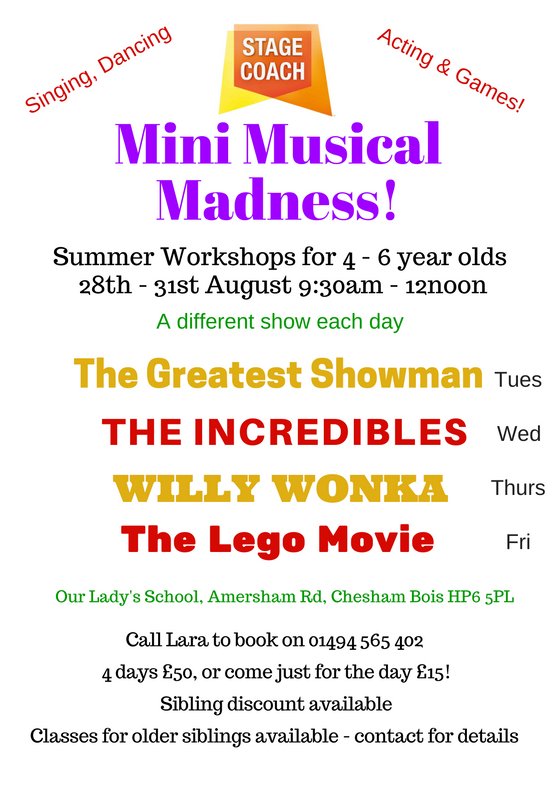 SCPartiesAm's tweet image. Tues-Fri fun Musical Workshops #Amersham We can also now offer extra hours care for full day students! 9-10&amp;amp;4-5 for an extra £10 per day per student! #Kids #Children #WestEnd #Buckinghamshire #Chilterns #ThingstoDo #summerholidays