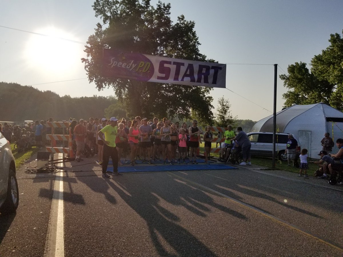 wibwAnn's tweet photo. I'm up early this moring for the Speedy PD Race for Parkinson's Disease. It's great to see people of all abilities racing for a cause! https://t.co/RNrk3sGoMZ