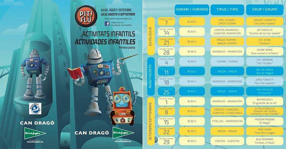 Avui a les 18.30 estaré actuant a El Corte Inglés de Can Dragó a Barcelona. Espectacle de màgia familiar i gratuït! Si esteu per allà acosteu-vos, que riurem una estona! :)