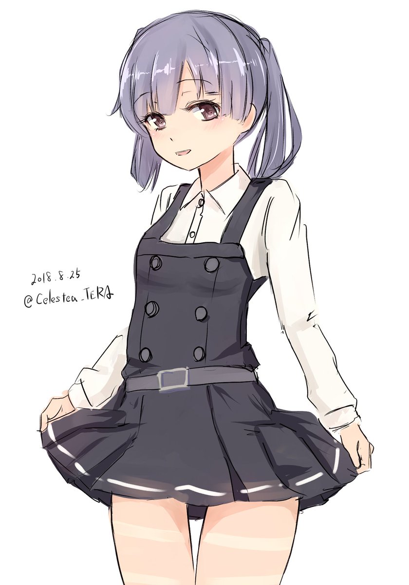 大潮(艦隊これくしょん) 「#艦これ版深夜の真剣お絵描き60分一本勝負
#艦これ版真剣お絵描き60分一本勝負」|せらす茶@厚塗り練習中のイラスト
